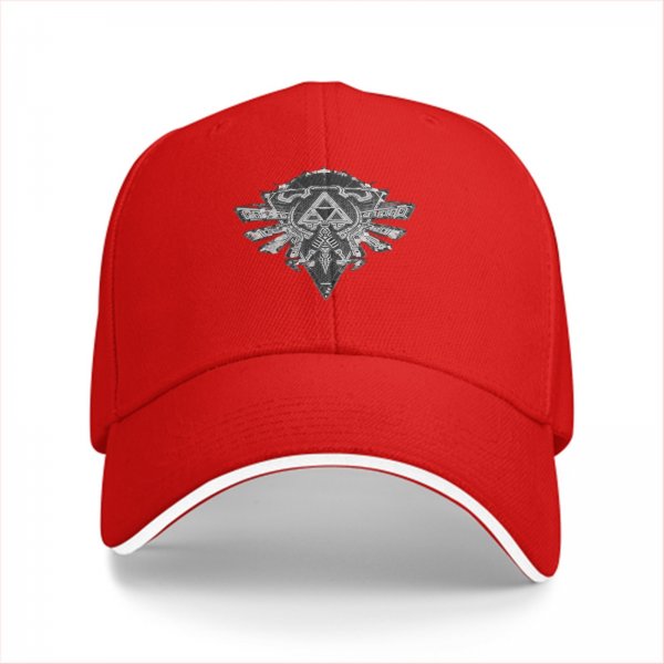 Black Baseball Cap With Fantasy Crest Emblem