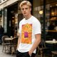 One Piece Straw Hat Crew Sunset Pirate Ship Graphic T-Shirt