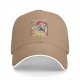 Black Baseball Cap with One Piece Gear 5 Luffy Sun God Print