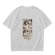 Olive T-Shirt with The Fool Tarot Card Anime Print
