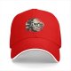 Black Baseball Cap With Distressed Horror Monster Face Graphic