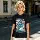 Olive T-Shirt Featuring Cute Studio Ghibli Character Mashup Art