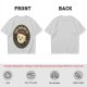 Olive green t-shirt with encouraging coffee character graphic and motivational text