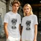 Olive green t-shirt with Dread Pirates graphic print