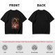Olive Anime Graphic T-Shirt With Straw Hat Character Design