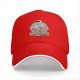 Black Baseball Cap With Whimsical Crescent Moon Animal Group Art