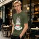 Totoro in Teacup Graphic Olive T-Shirt