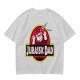 Olive T-Shirt with Jurassic Dad Dinosaur Graphic Print