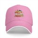 Black baseball cap with capybara in ramen cup graphic