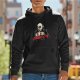 Vampire Mornings Suck Graphic Black Hoodie