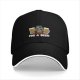 Black baseball cap with beer mugs and Christmas tree graphic FOR A BEER