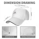 Black baseball cap with no thoughts sleeping character on cloud graphic