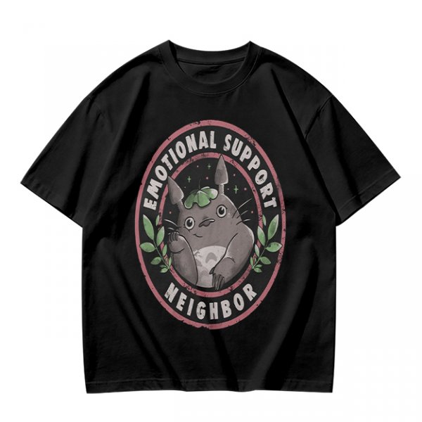Emotional Support Neighbor Totoro Graphic T-Shirt