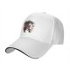 Black Baseball Cap With Devil Hunter Dante Graphic Print