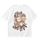 Olive t-shirt with 'More Coffee Less Drama' and moka pot graphic
