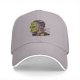 Black baseball cap with Frankenstein monster graphic print