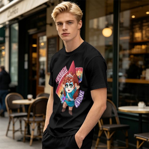 Chappell Gnome Chibi Character Graphic T-Shirt