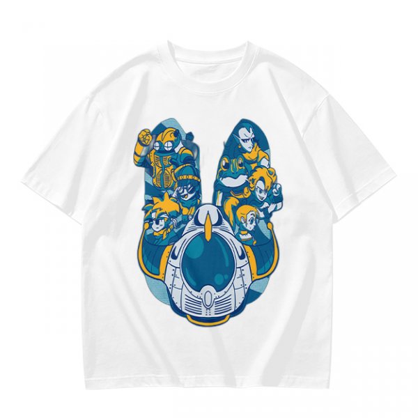 Chrono Trigger Characters and Pod Graphic Olive T-Shirt