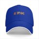 Black baseball cap with stylized ATGC graphic print