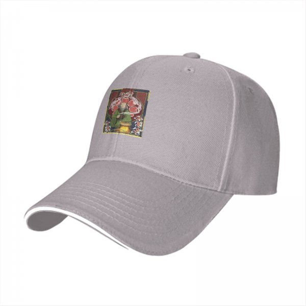 Black Baseball Cap with Uncle Iroh Tea Art Print
