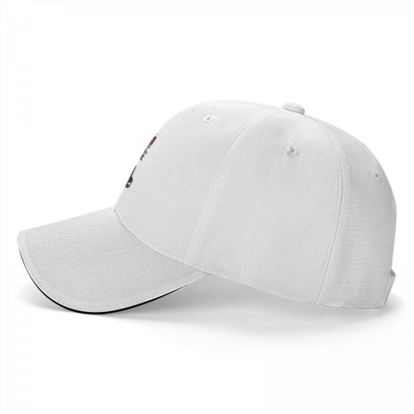 Black baseball cap with 'Unable to Pick a Movie' skull graphic
