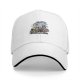 Black Baseball Cap with One Piece Straw Hat Pirates Ship Print