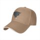 Black baseball cap with stacked cat graphic and 'FREE' text
