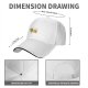 Black Baseball Cap With Cute Pizza And Pineapple Friends Print