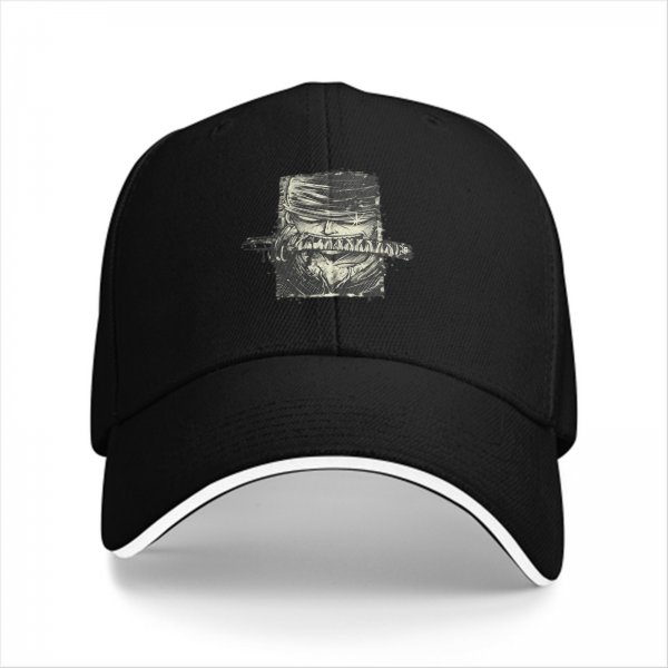 Black Baseball Cap With One Piece Roronoa Zoro Art Print