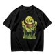 Olive T-Shirt With Playful Green Slime Monster Graphic
