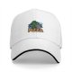 Black baseball cap with alien eating pizza and 'FOR PIZZA' text