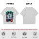 Olive T-shirt with fantasy forest glider rider graphic print