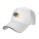 Black Baseball Cap With Xenomorph Alien Graphic Print