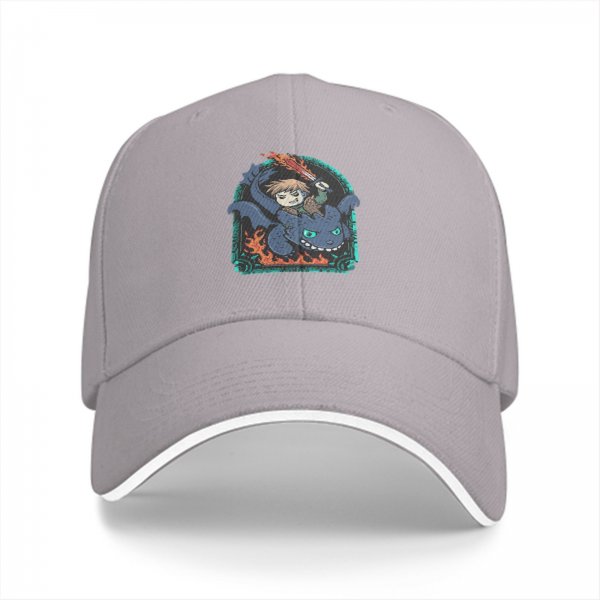 Black Baseball Cap with How to Train Your Dragon Toothless and Hiccup Print