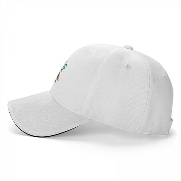 Black baseball cap with 'You Go Outdoors I Have Pizza And Movies' print