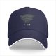 Black baseball cap with stacked cat graphic and 'FREE' text