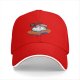 Black Baseball Cap With Cute Sushi 'Thanks Chef' Graphic Print