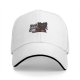 Black Baseball Cap With Cute Raccoon And Evil Shadow Graphic