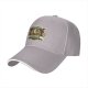 Black Baseball Cap With Silly Goose Academy Emblem Design