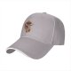 Black Baseball Cap with Sushi Dragon Graphic Print