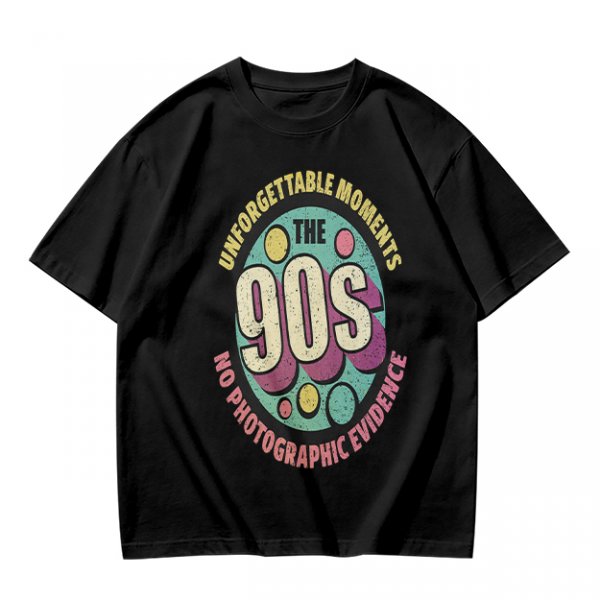 Olive green graphic t-shirt with 90s nostalgic print