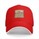 Black Baseball Cap With Retro Desert Pyramid Landscape Print