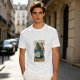 Olive T-Shirt with Godzilla Pizza First Destroy Later Print