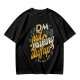 Olive T-Shirt With 'DM Just Making Stuff Up As We Go' Print