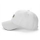 Black baseball cap with cute frog holding 'Don't mess with me' sign