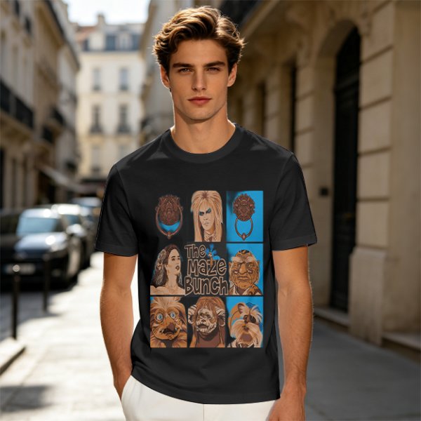 The Maze Bunch Labyrinth Character Graphic T-Shirt