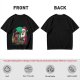 Olive T-Shirt with Santa and Thanksgiving Turkey Graphic