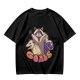 Olive Graphic T-Shirt With Raccoon Opossum Skunk 'GOALS' Print