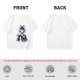 Olive T-shirt with Maleficent Glitch Art Print