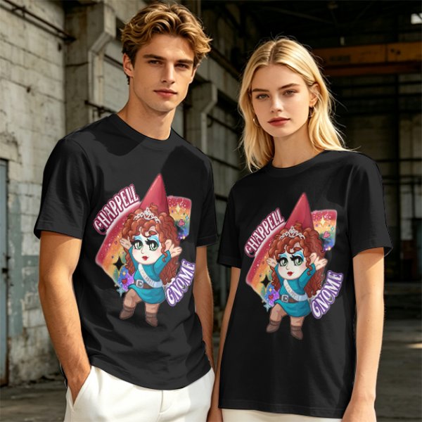 Chappell Gnome Chibi Character Graphic T-Shirt